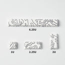 Coral Sea Keycap 4PCS Keycaps Cherry Profile Dye-Sub PBT keycaps Space Bar 6.25U ESC Enter Custom Keycap For Mechanical Keyboard