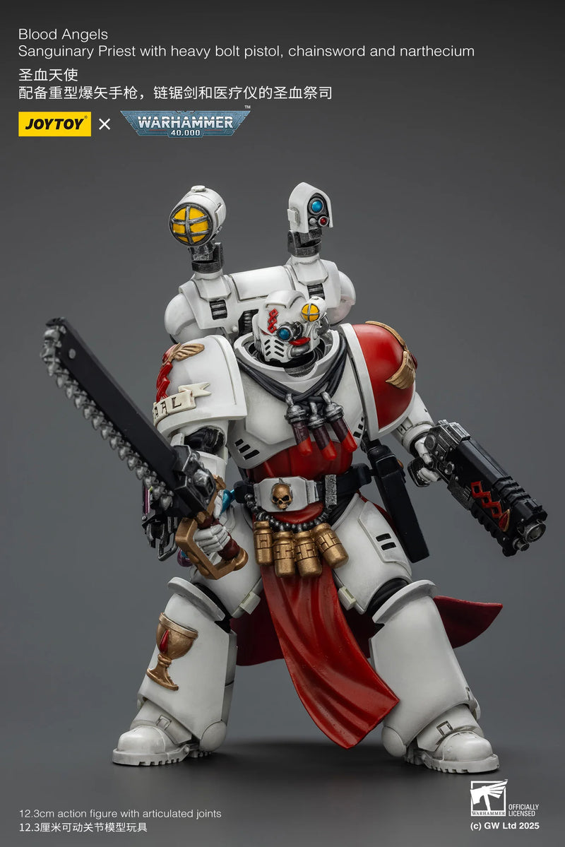 [Pre-Order]1/18 JOYTOY Action Figure 40K Blood Angels Captain and Sanguinary Priest Anime Collection Model Toy