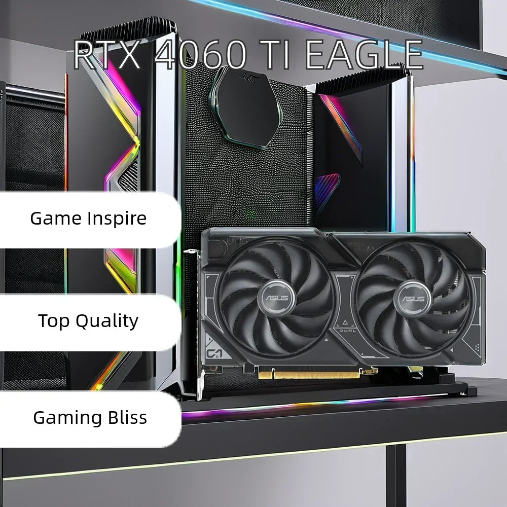 EAGLE 8GB 12GB OC Super Gaming Desktop with GeForce RTX 4060 Ti 4070Ti  GPU Graphics Cards 2GB to 24GB Memory Options