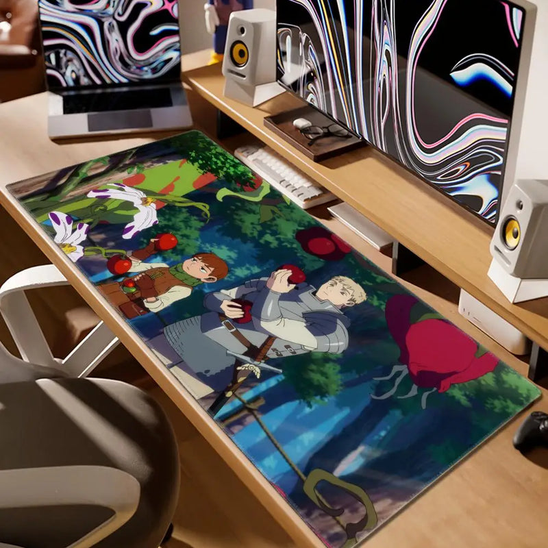 Delicious In Dungeon Mousepad 80x30cm XL Lockedge Office Computer Desk Mat Table Keyboard Big Mouse Pad Laptop Cushion Bedroom