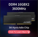 JUHOR Desktop Memory RGB DDR5 16GBX2 6000MHz 5600MHz  Dimm High speed Memoria Ram