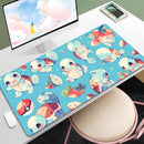 Art Wave Anime Mouse Pad Kawaii S-Squirtles Large Laptop Table Mat 800x300 Cartoon Mousepad Anti Slip Keyboard Gaming Pad Carpet