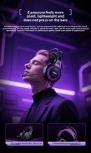 Acer OHW303 Headsets Gamer 7.1 Stereo Virtual Surround Bass Earphone Gaming Headphone with Mic LED Light for Computer PC Gamer