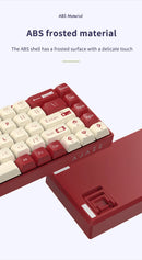 AJAZZ AK680 Gaming Mechanical Keyboard ABS Keycap 68 Keys Wired Wireless Bluetooth Keyboard Hot Swap Custom Gasket for Pc Laptop
