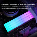 JUHOR Desktop Memory RGB DDR5 16GBX2 6000MHz 5600MHz  Dimm High speed Memoria Ram