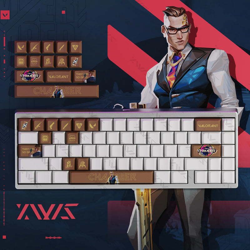 Valorant iso/clove Keyboard Keycaps Cherry Profile Keycap PBT Custom Gaming Key Caps for Mechanical Keyboards Accessories Gifts