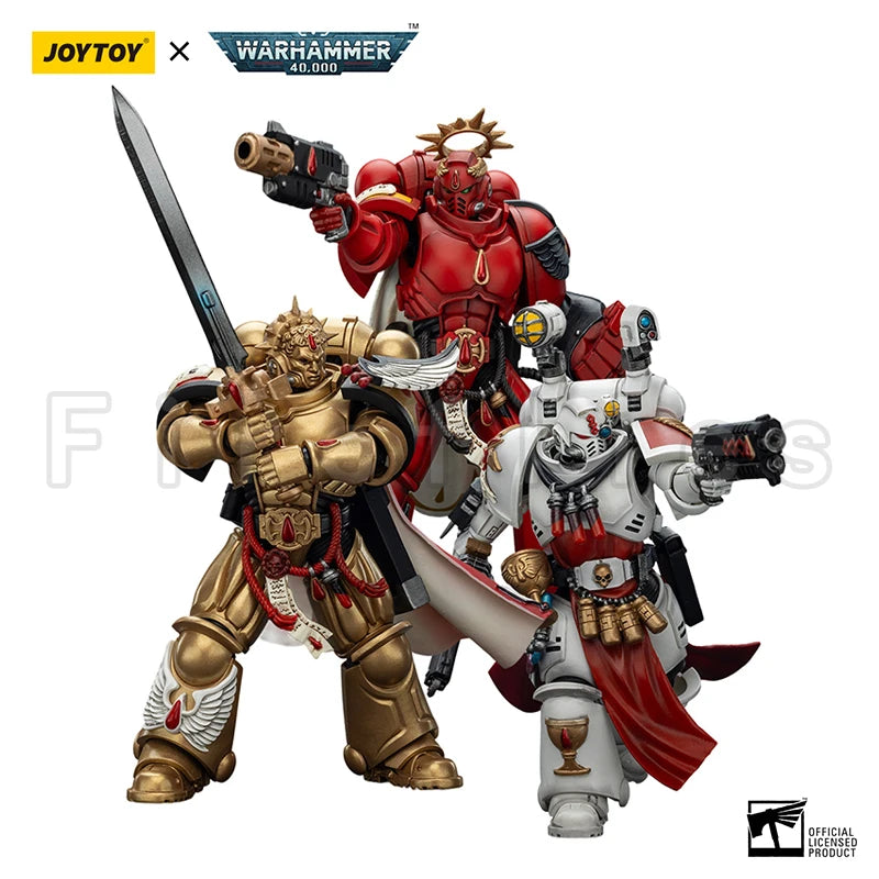 [Pre-Order]1/18 JOYTOY Action Figure 40K Blood Angels Captain and Sanguinary Priest Anime Collection Model Toy