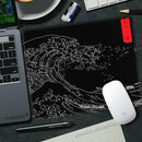 The Great Wave Art Design Small Mousepad Office Speed DeskMat 40x45cm PC Computer Game Keyboard Pad XS Rubber Anti-slip Mice Mat