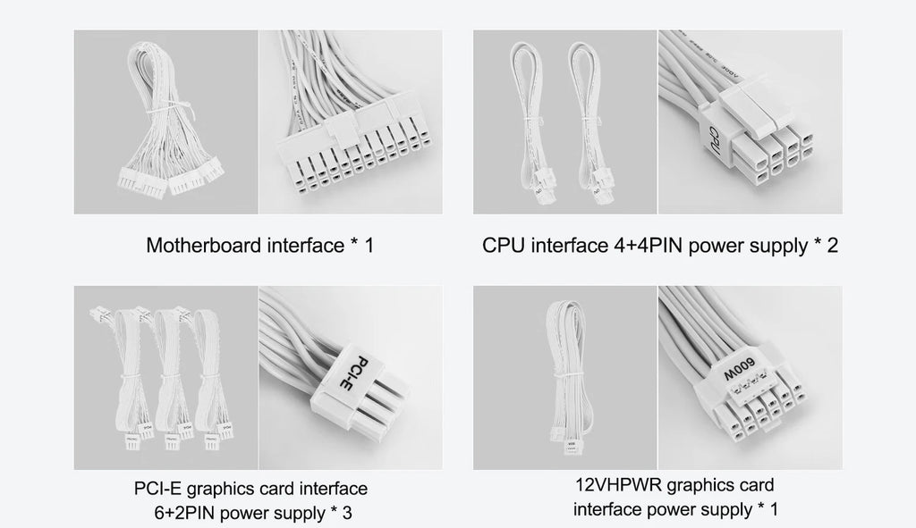 Thermalright TG1000-W Power Supply ATX3.0 650W 750W 850W 1000W 1200W Gold Medal Full-mode Power Supply PCIE5.0