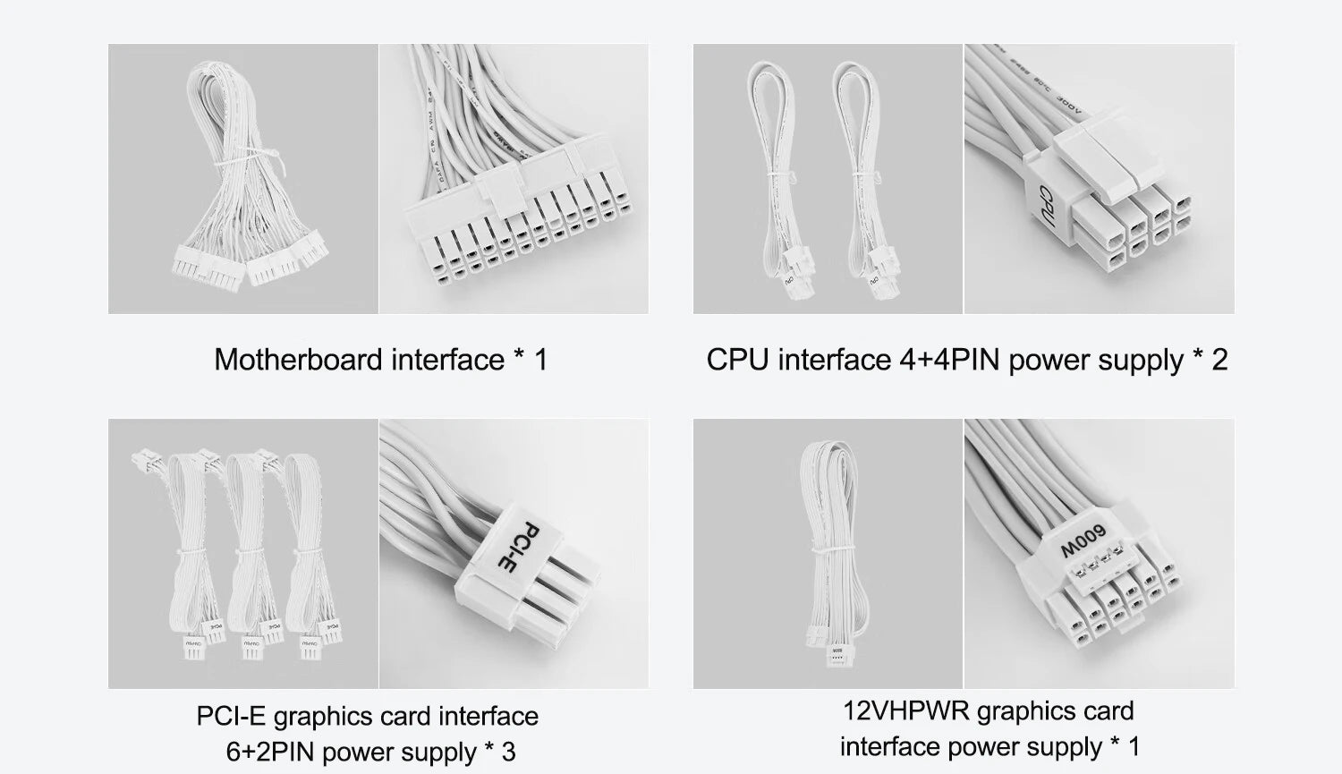 Thermalright TG1000-W Power Supply ATX3.0 650W 750W 850W 1000W 1200W Gold Medal Full-mode Power Supply PCIE5.0