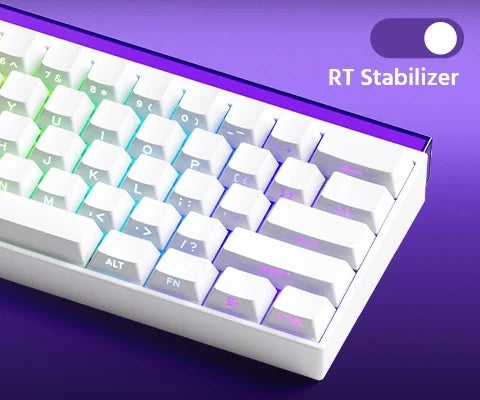 AKKO x Veekos Shine60 HE Magnetic Switch Keyboard 60% Rapid Trigger Keboard RT 0.01mm Snap Key Custom Keyboard for Esports Gamer