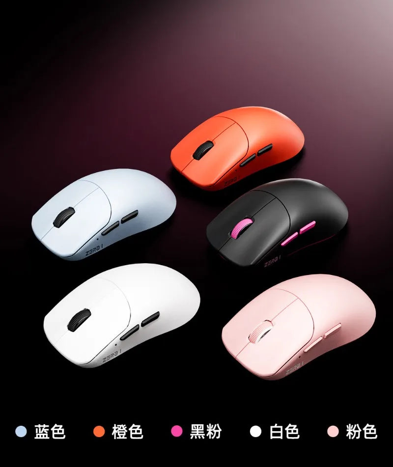 Xinmeng ZERO1 Tri-Mode Wireless Gaming Mouse, Lightweight Low Latency Long Battery Life for PC Laptop Gamer Gift