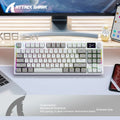 Attack Shark K86 Tri-Mode Wireless Mechanical Keyboard | RGB, Hot-Swappable, Metal Knob, TFT Display & Macro Support