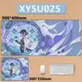 Anime Game Furina Neuvillette Mavuika Wanderer Raiden XXL Large Genshin Impact Mouse Pad Non-slip Keyboard Desk Mat Mousepad
