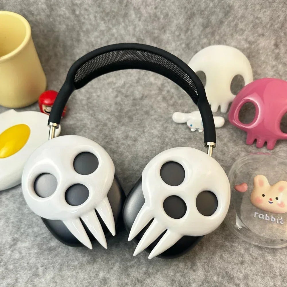 Soul Eater for Airpods Max Custom Headphones Case Cover Decoration Death Skull Headset  Accessory for Airpods Max Attachment Y2k