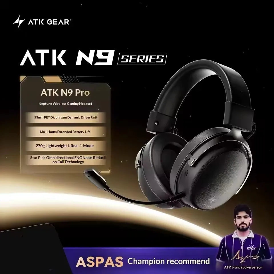 ATK Mercury M1 | Wireless Gaming Headset | 7.1 Surround, 13ms Latency & 60H Battery