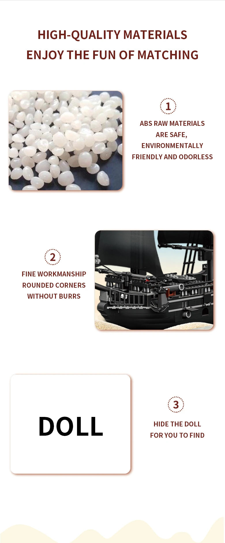 Black Pirate Ship Building Blocks Skeleton Ghost Boat Model Assembly Bricks Toys Desktop Decoration Kid Birthday Boy Adult Gifts