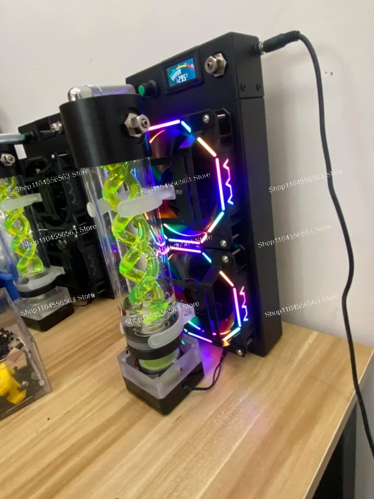 Laptop External Liquid Cooling System - Gaming Performance Upgrade Kit for LOL & FPS Games