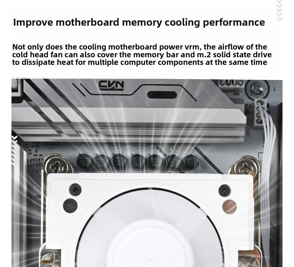 Thermalright Stream Vision 360 WHITE Integrated Water Cooled Heat Sink SV 360 WHITE Wind Engine Vision