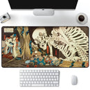 Ukiyoe Skull Japanese  large size  bedroom learning  Anime Mouse keyboard accessories  table mat   playmat  Pad