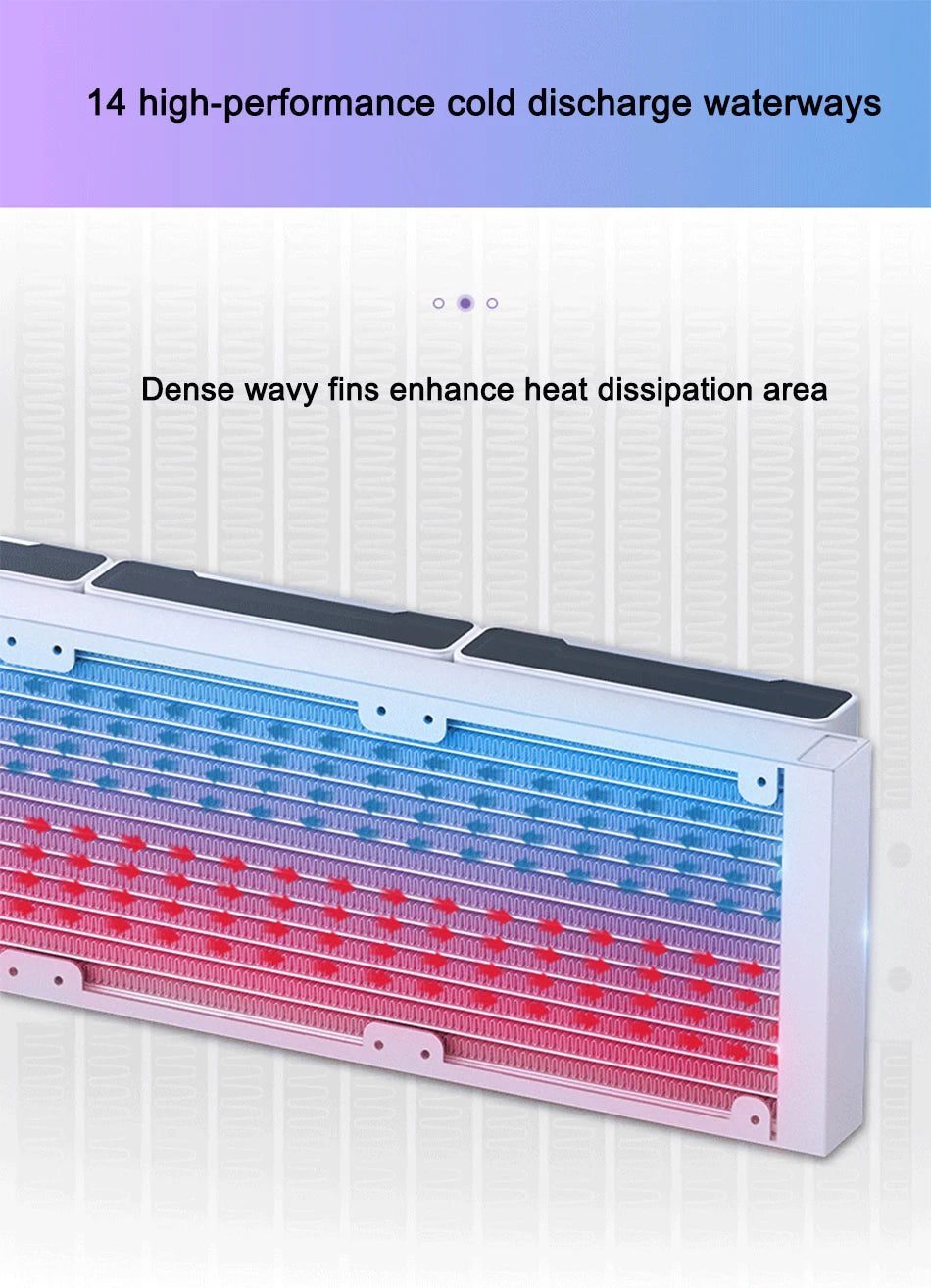 Jonsbo TF2-360SC Integrated Water-cooled Radiator ARGB IPS LCD Screen CPU All in one AIO CPU Liquid Cooling Intel 1700 115X AM5