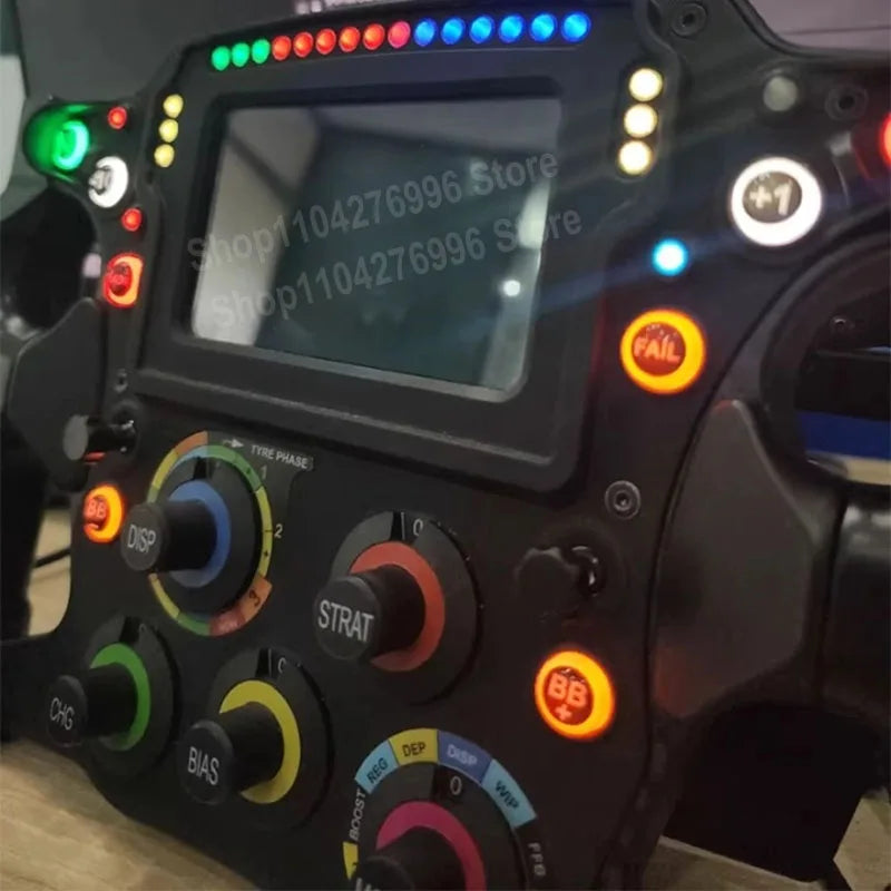 PC FORMULA Game Steering Wheel Racing Game Simulator with 4.3-inch Touchable High-Definition Screen For Fanatec SIMAGIC MOZA