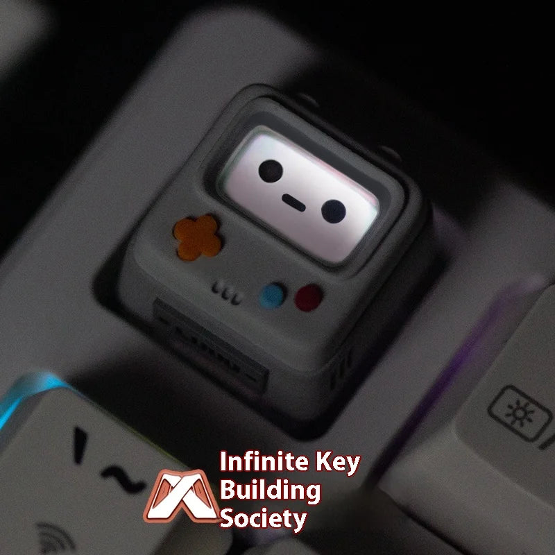 Retro Game Theme Keycaps Mechanical Keyboard 1pcs Resin Esc Keys  Layered Drip Glue Pc Gaming Keyboard Collect Gift Keycaps