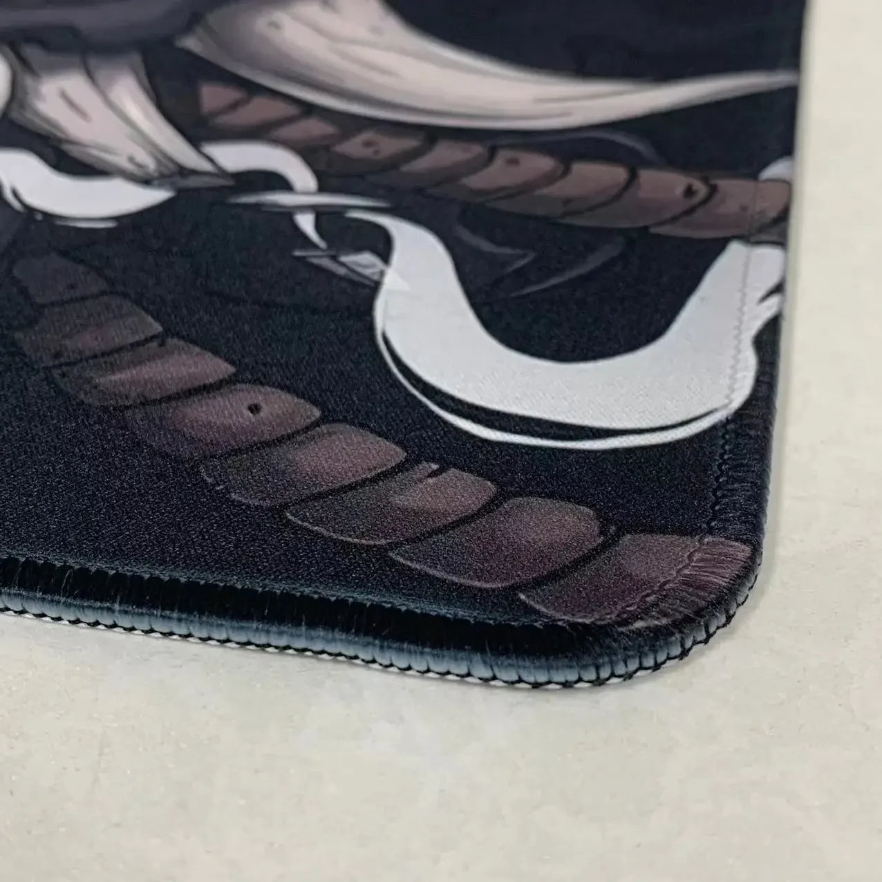 Japanese Anime Black Oni Mouse Pad Gamer Desk Mat 900x400 Non-Slip Rubber Large Playmat for Office Gaming Accessories for Gamer