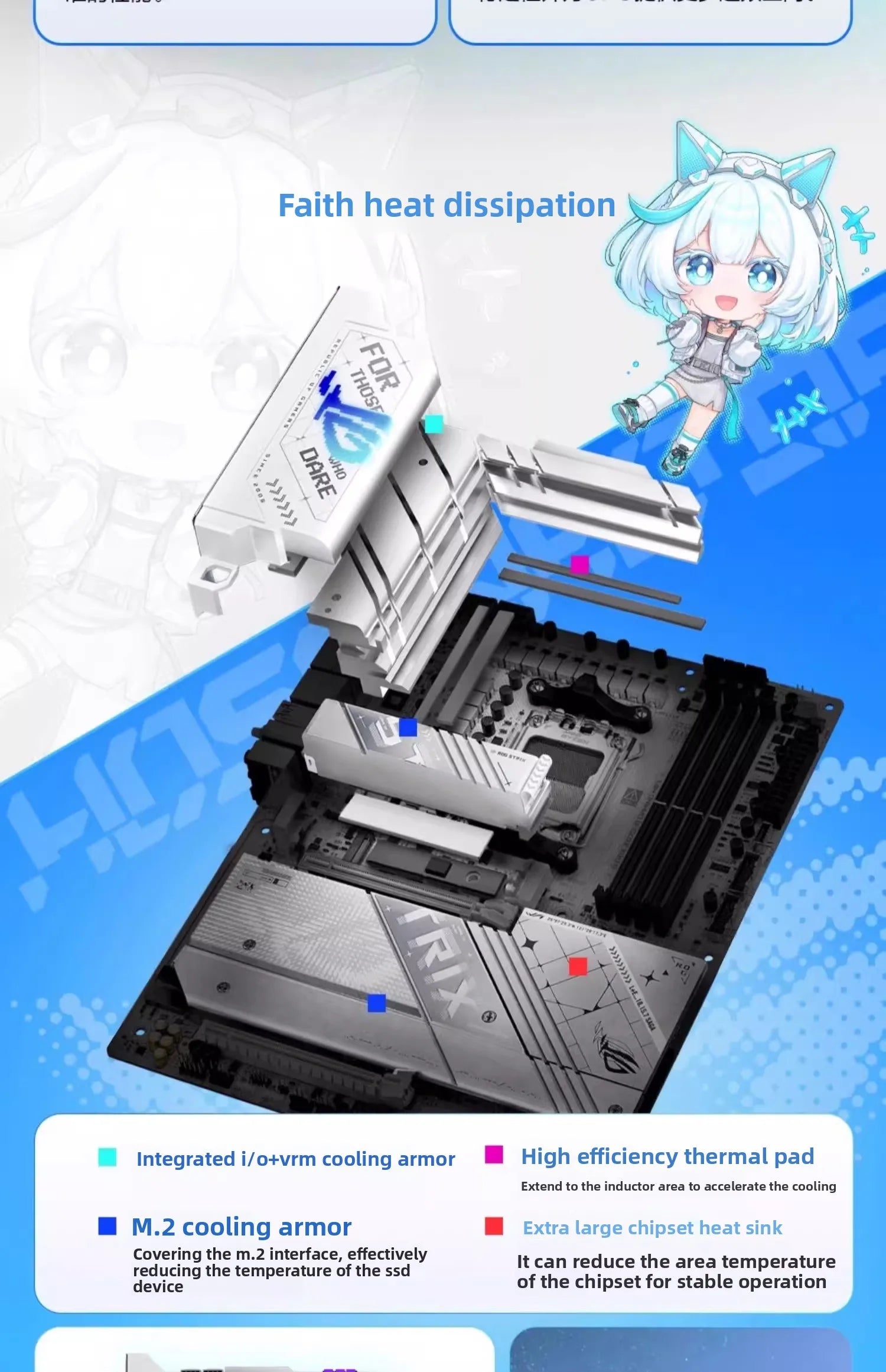 ROG STRIX X870-A GAMING WIFI snow blowing main board set CPU9950X3D processor