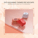 Redragon K673 PRO SE 81 Keys Wireless RGB 3-Mode Anime Mechanical Hot-Swap Socket Gaming Keyboard, Custom Hi-Fi Linear Switch