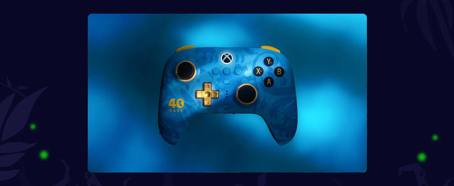 8BitDo Ultimate-3-Mode Controller - Rare 40th Anniversary Edition For Xbox Series X|S & Xbox One, Apple, Windows PC & Android