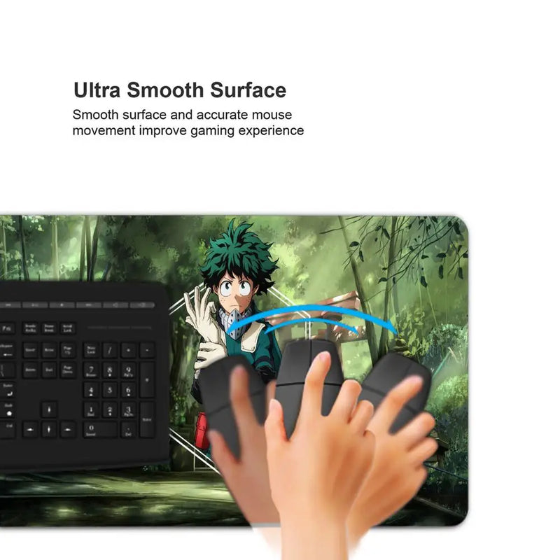 Academia Deku Anime My Hero Mouse Pad Gaming XL New Custom Large Mousepad XXL Mouse Mat Office Anti Slip Carpet Mice Pad
