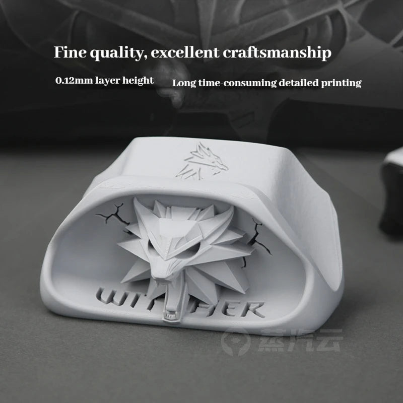 Wizard Wolf Head Badge Game Controller Base Bracket For Xbox Gamepad Gaming Peripherals Computer Accessories Desktop Storage
