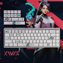 Valorant iso/clove Keyboard Keycaps Cherry Profile Keycap PBT Custom Gaming Key Caps for Mechanical Keyboards Accessories Gifts