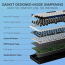 Redragon K689 Wired Gasket RGB Gaming Keyboard, 108 Keys Mechanical Keyboard w/Extra 4 Hotkeys, Upgraded Hot-swappable Socket