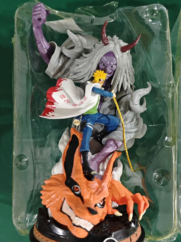 2026 New Naruto Anime Yellow Flash Namikaze Minato Action Figures Pvc Gk Statue Model Desktop Decoration Collection Toy Gifts
