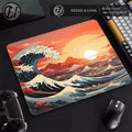 The Great Wave Art Design Small Mousepad Office Speed DeskMat 40x45cm PC Computer Game Keyboard Pad XS Rubber Anti-slip Mice Mat