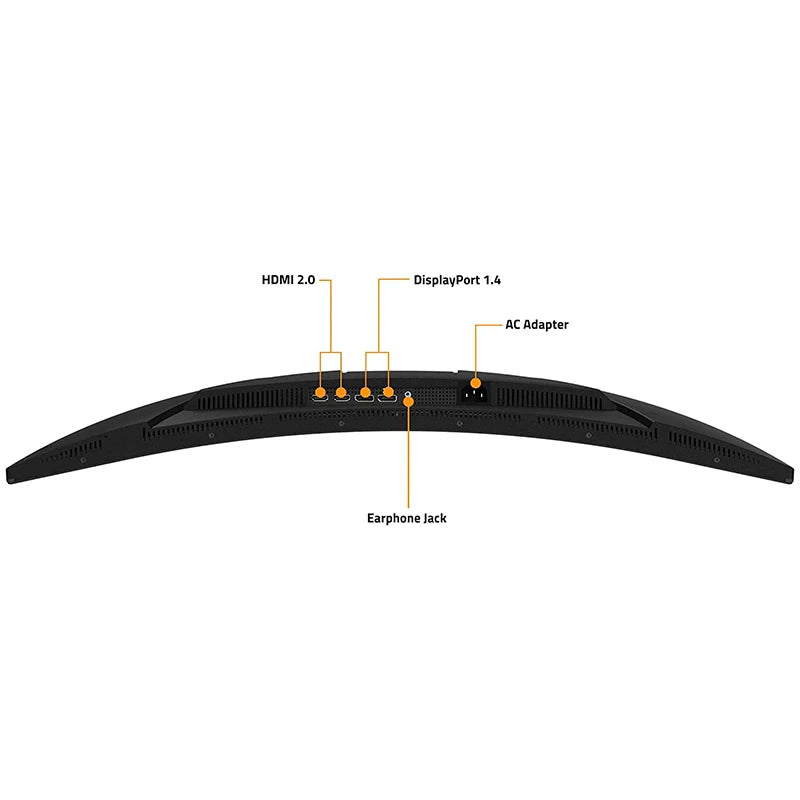 GIGABYTE G34WQC a 34" Inch 144Hz 1ms 3440 X 1440 VA 1500R Display 90% DCI-P3 VESA Display HDR400 Curved Used Gaming Monitor