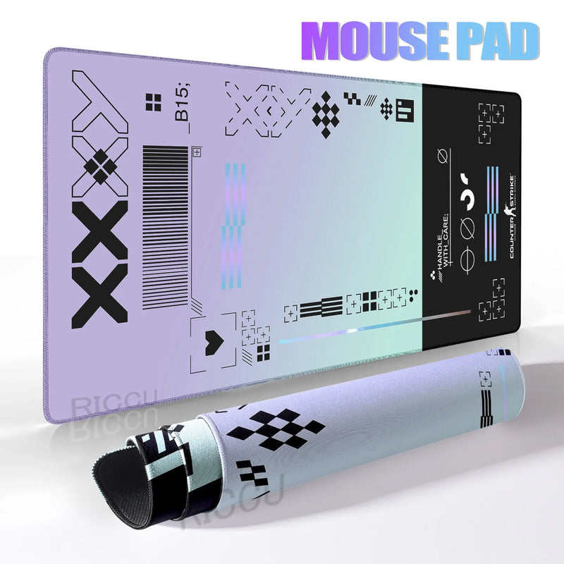 CS GO Large Size Mouse Pad Gaming Mousepad Rubber Mouse Mat Gamer Desk Mat Mechanical Keyboard Desk Pads XXL 40x90cm Mousepads