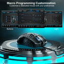 SM900 Wired Gaming Mouse Low Latency 12800 DPI 7 Buttons Macro Software Honeycomb Mice for PC Laptop