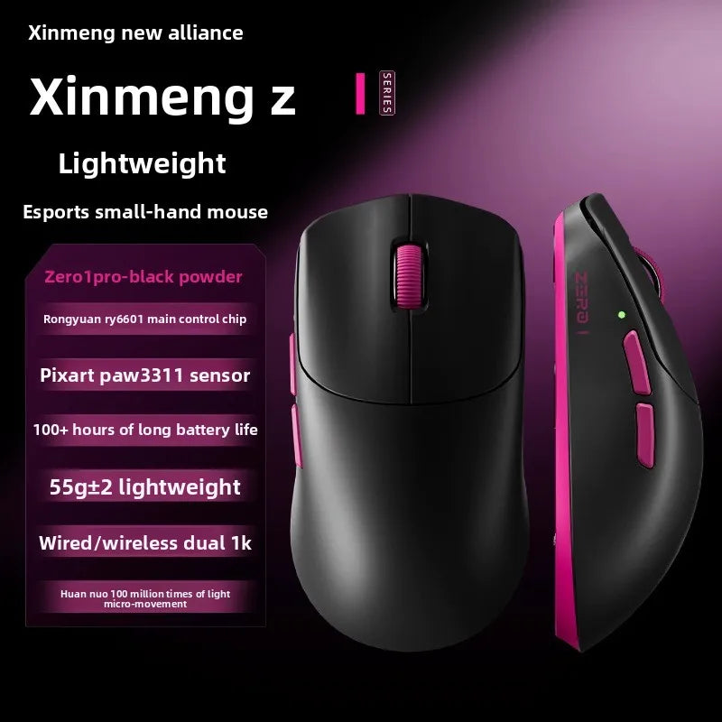 Xinmeng ZERO1 Lightweight Wireless Gaming Mouse | Tri-Mode, Low Latency & Long Battery Life