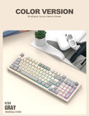 Dual Bluetooth Mechanical Keyboard Dual Modes BT5.0 2.4G Wireless Keyboard RGB Backlight Gaming Keyboard For  PC Laptop Tablet