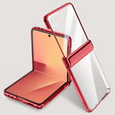 With Tempered Glass Protective Phone Case For Samsung Galaxy Z Flip7 flip 7 Spring Hinge All-inclusive Camera protect Cover