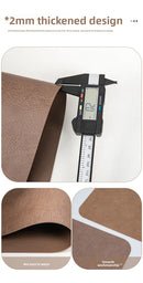 Retro Cowhide Pattern Desktop mat, Dirt Resistant Double Face mouse pad, Ready and Stylish Desktop Computer Mat, Leather pads