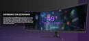 ASUS ROG Strix XG49WCR 49'' 5120x1440 Curved Fast IPS Monitor with 165Hz of Refresh Rate 450cd/m2 of Brightness USB Type-C