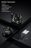 2025 New Onikuma  B2 Wireless Gaming Headset For PS5 PS4 PC 2.4GHz USB Game Headphones With Mic Ergonomic Design 5.3 Headphone