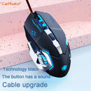 Carpbaba G3 Wired Game Mouse Mute Pink Mechanical E-sports Girl Lovely Art Portable Office Household For MacBook Laptop PC Gamer