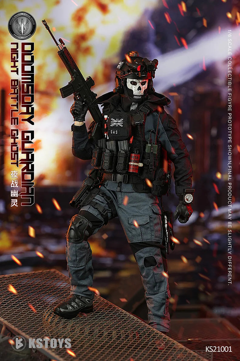 ViiKONDO 1/6 Flagset FS 73033 Ghost Action Figure Simon Riley End War COD Army Men 12inch Special Toy Model Full Set Collection