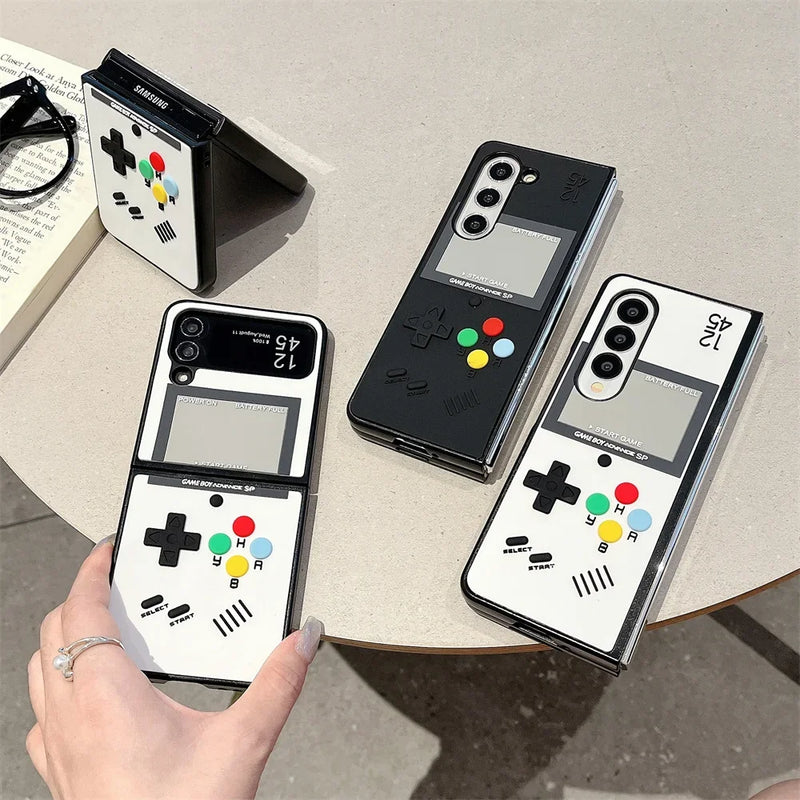 3D Cute Game Creative Case for Samsung Z Flip 7 6 5 4 for Samsung Galaxy Z Fold 7 Z Flip 6 3 4 5 Flip5 Flip4 Flip6 Luxury Cover