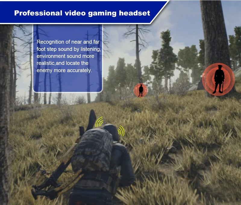 Wired Gaming Headset with Mic Noise Isolating Over-Ear, PC/PS4/PS5/Xbox Compatible, Volume Control, 3.5mm Audio Jack